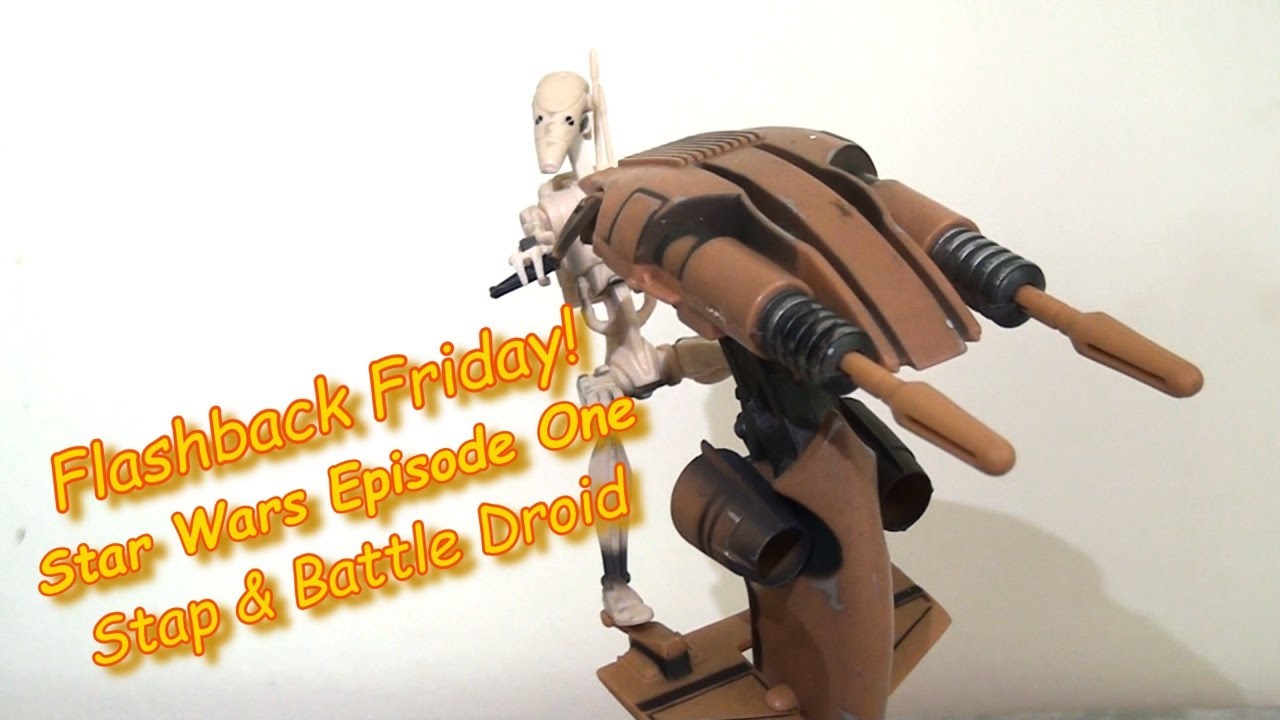 Flashback Friday! Star Wars Episode 1 Stap Droid from Hasbro - YouTube