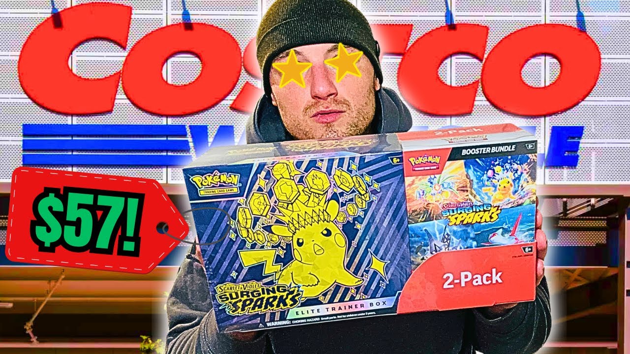 NEW Costco Pokemon Surging Sparks Bundle Opening For Only $57