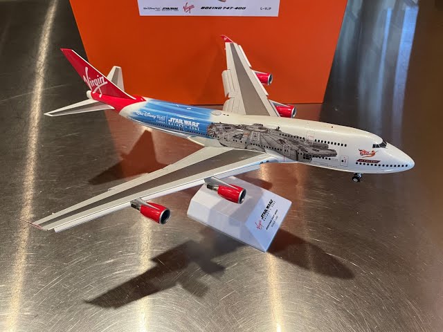 Star Wars Millenium Falcon Virgin Atlantic Boeing 747-400, JC