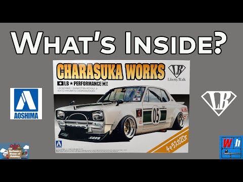 Aoshima 1/24 Charasuka Works Nissan Skyline C10 Hakosuka LB-Works