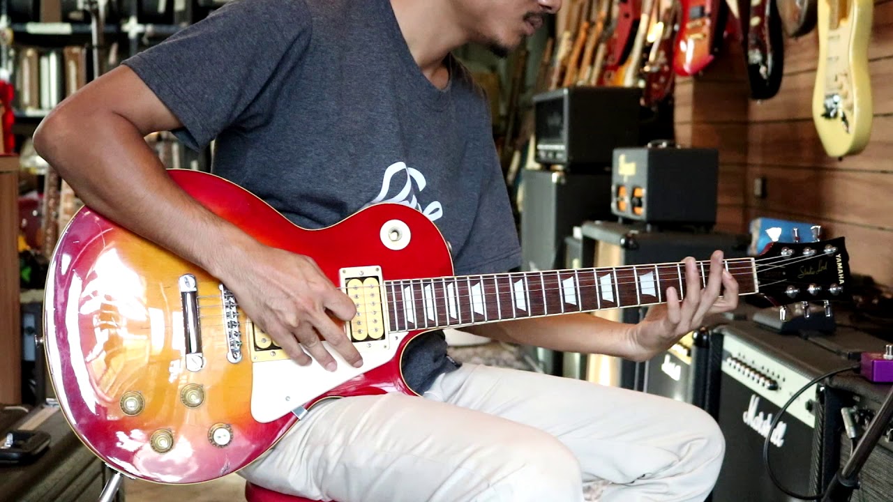 Yamaha Studio Lord SL500 LP Red Sunburst 1979 Japan - YouTube