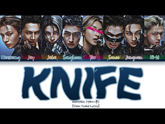 ENHYPEN (엔하이픈) 'Knife' [8 Members] (Color Coded Lyrics) COVER‬