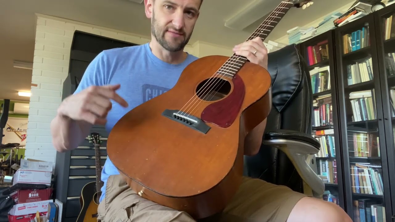 1963 Gibson LG-0 - Wide Neck - YouTube