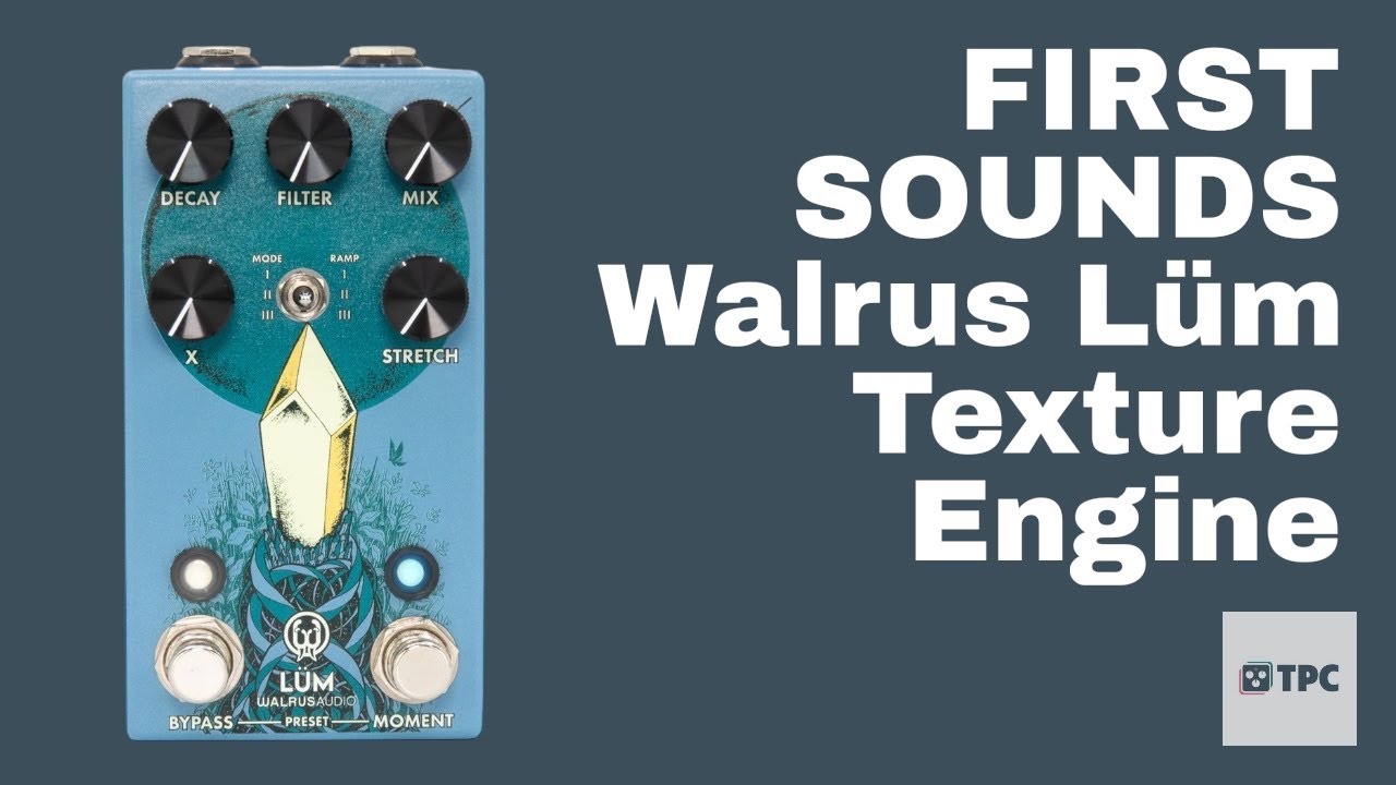 FIRST SOUNDS // Walrus Lüm Texture Engine - YouTube