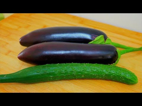 茄子里加1根黄瓜，这做法第一次见，好吃到不想放下筷子，真解馋- YouTube