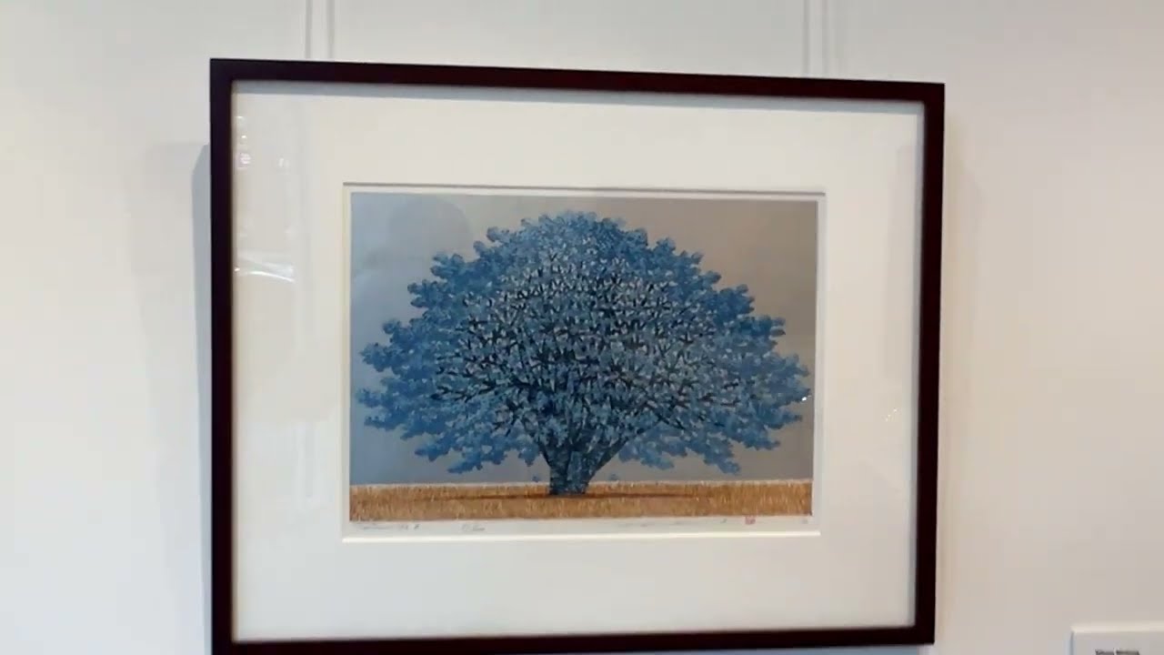 Tree Scene 156 B - Museum Frame - Hajime Namiki