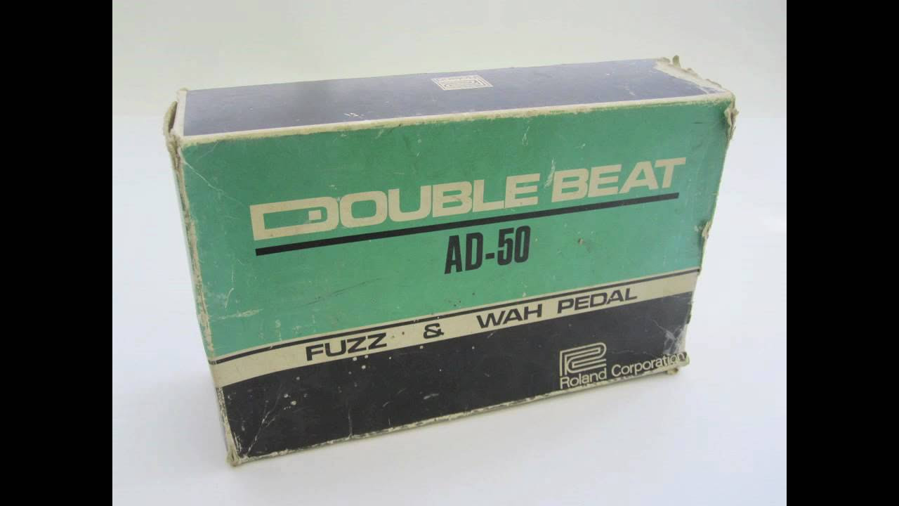 ジャパンヴィンテージ】Roland Double Beat AD-50 FUZZ&WAH PEDAL 1970