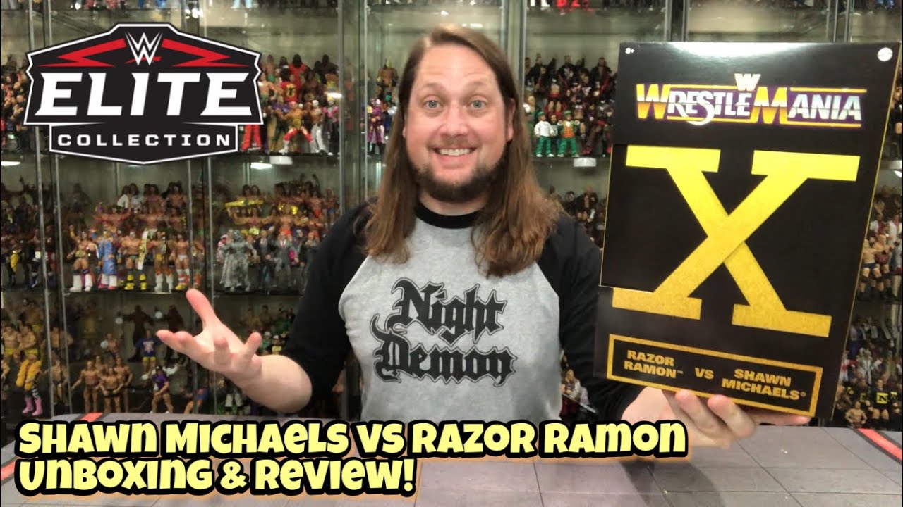 Shawn Michaels vs Razor Ramon Wrestlemania X Unboxing & Review