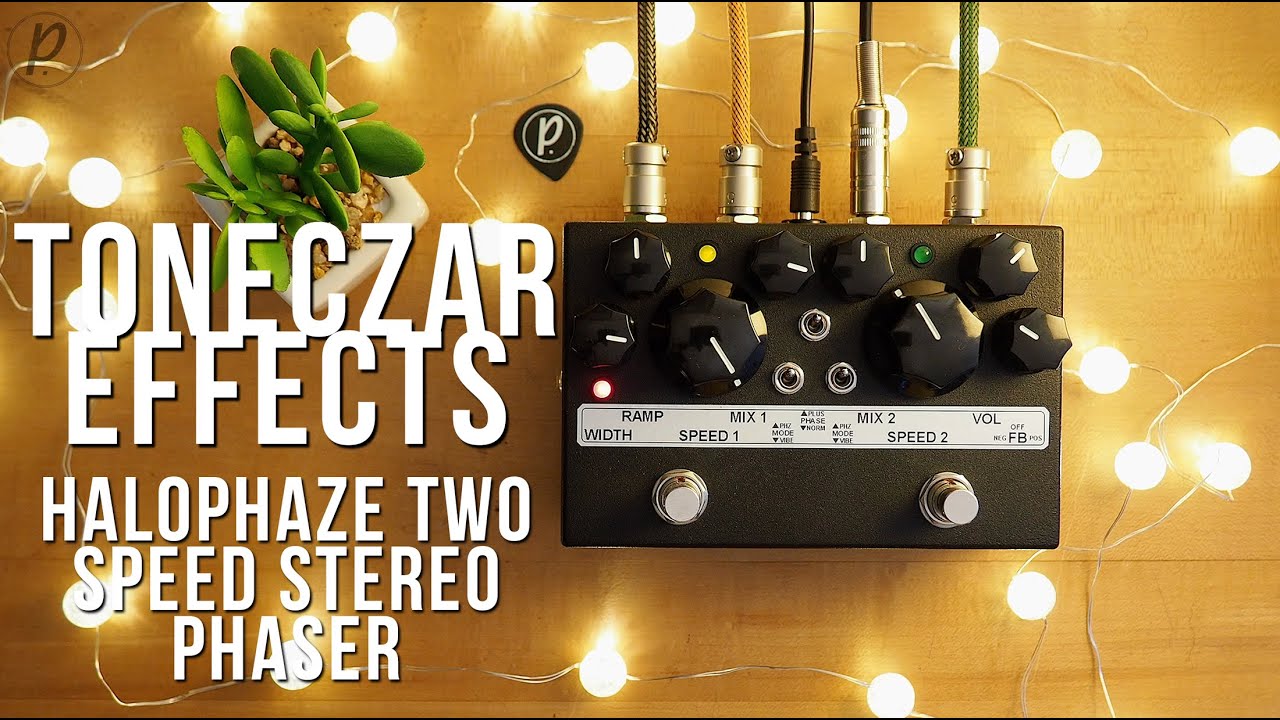 Toneczar Effects Halophaze Two-Speed Stereo Phaser - YouTube
