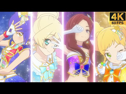 Aikatsu Stars! ✶S4(25th Gen) ✾Light Blue, Red, Violet & Orange