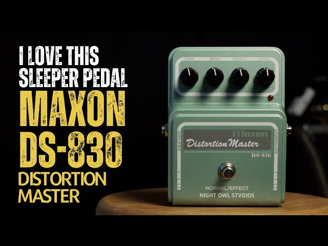 Maxon DS-830 Distortion Master, I love this pedal!!! - YouTube