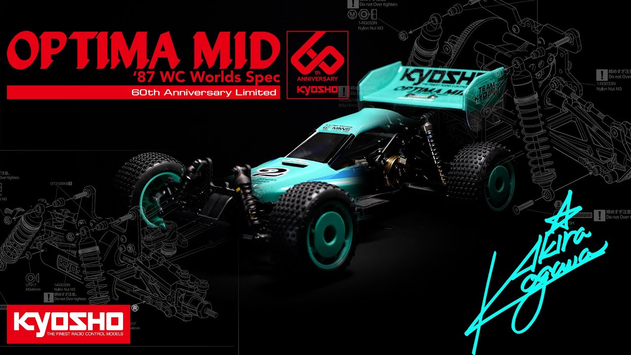 KYOSHO OPTIMA MID '87 WC Words Spec 60th Anniversary Limited