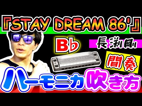 ハーモニカ/吹き方/解説】『長渕剛/STAY DREAM86'』間奏/ライブ