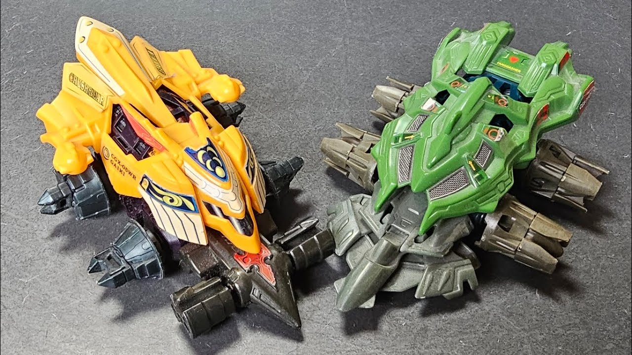 クラッシュギア 鎧輝vsファングダッシャー - YouTube