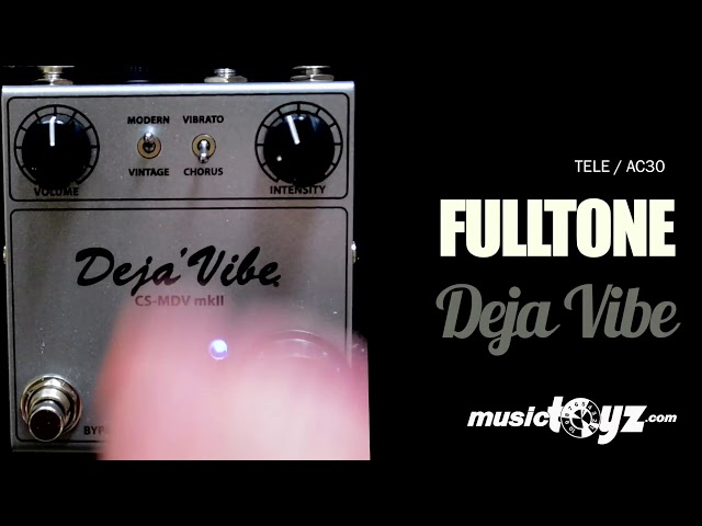 Fulltone Mini DejaVibe Mk II Guitar Effect Pedal CS-MDV mkII - YouTube