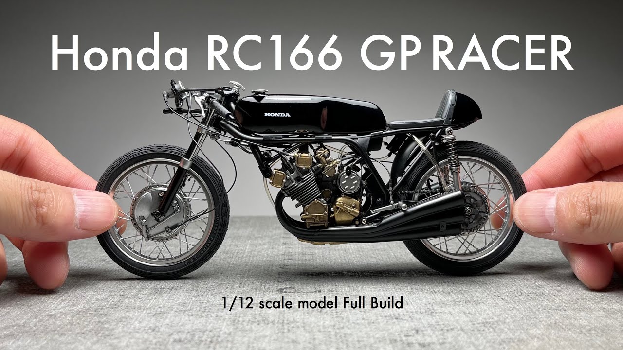 Building Tamiya 1/12 Honda RC166 GP RACER Scale Model - YouTube