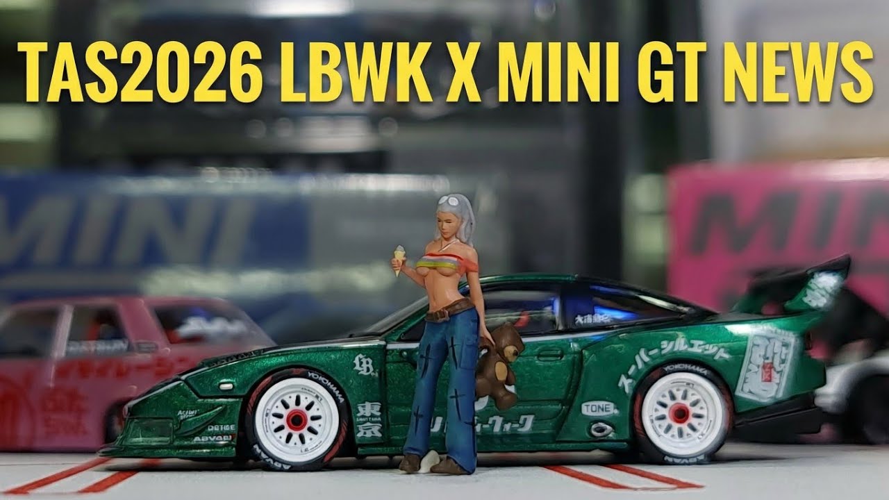 V2 Mini GT Ep83 Tokyo Auto Salon 2026 LBWK News! New LBWK 180SX