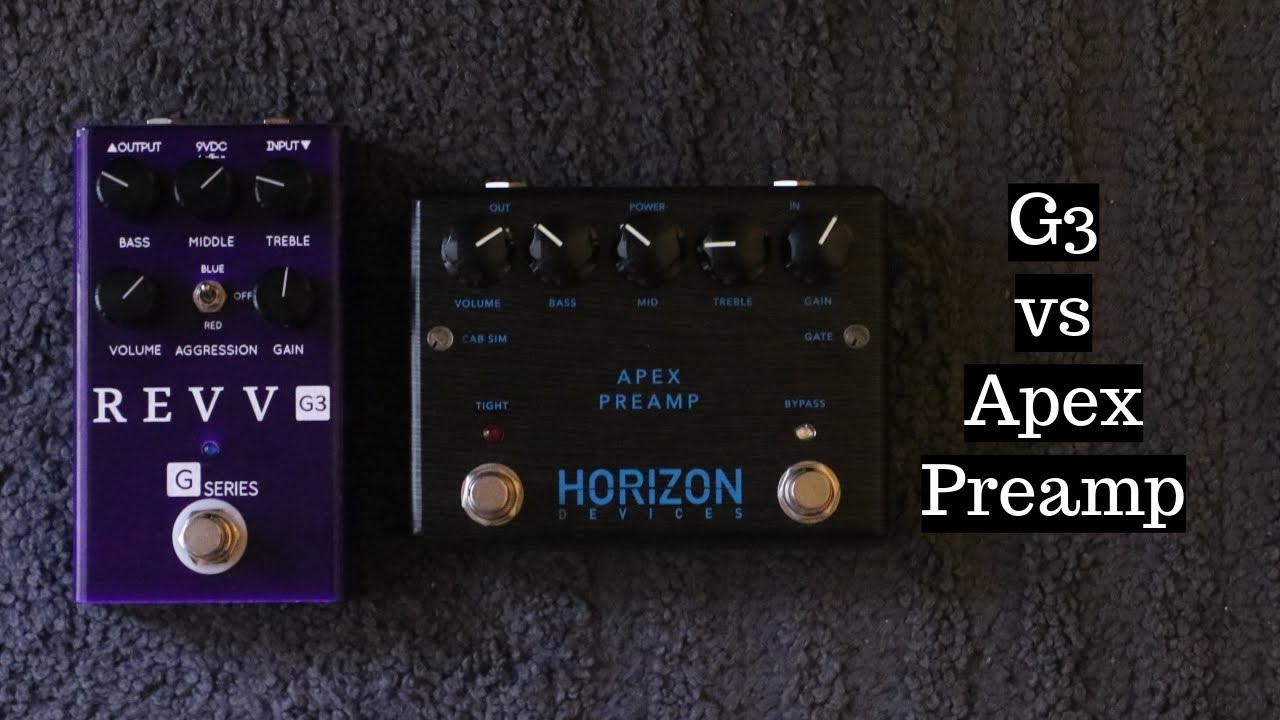 MODERN HIGH GAIN: Revv G3 vs Horizon Devices Apex Preamp