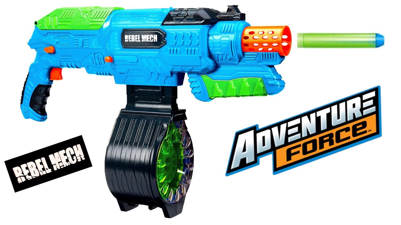 REBEL MECH - 30 Dart DRUM BLASTER! - YouTube