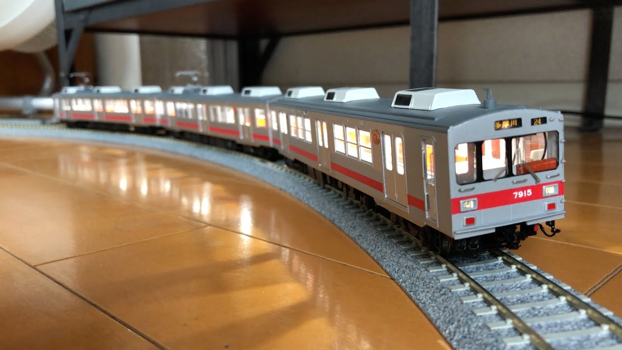 カツミ 東急7700系（7915F)キット組 自作DCCサウンド - YouTube
