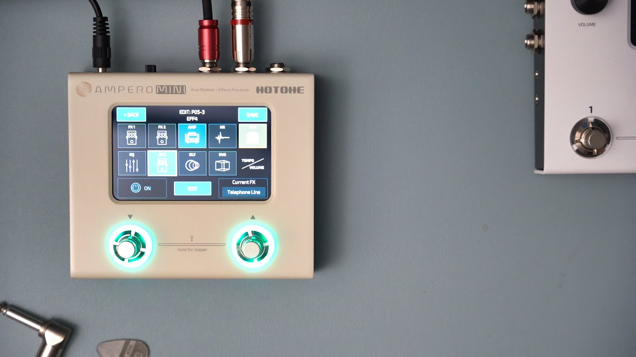 Ampero MINI / HOTONE】ultra-compact multi-processor that can be