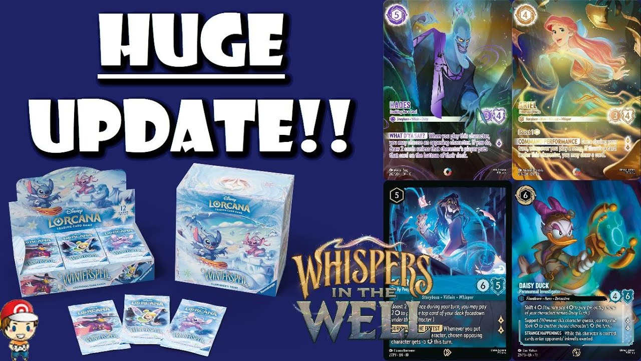 HUGE Disney Lorcana Update! New Set! Iconic Cards are Back