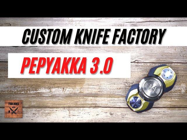Custom Knife Factory CKF Pepyakka 3.0 High End Fidget Spinner