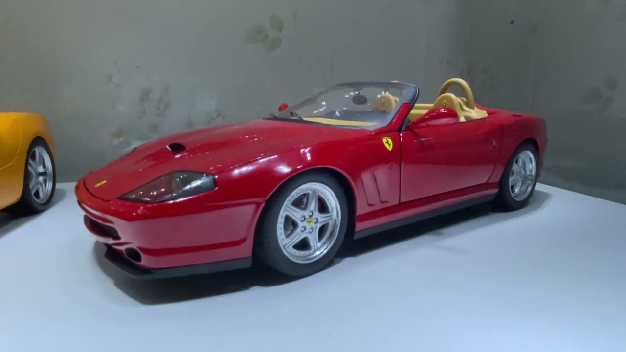 Hot Wheels Elite 1/18 Ferrari 550 Barchetta - YouTube