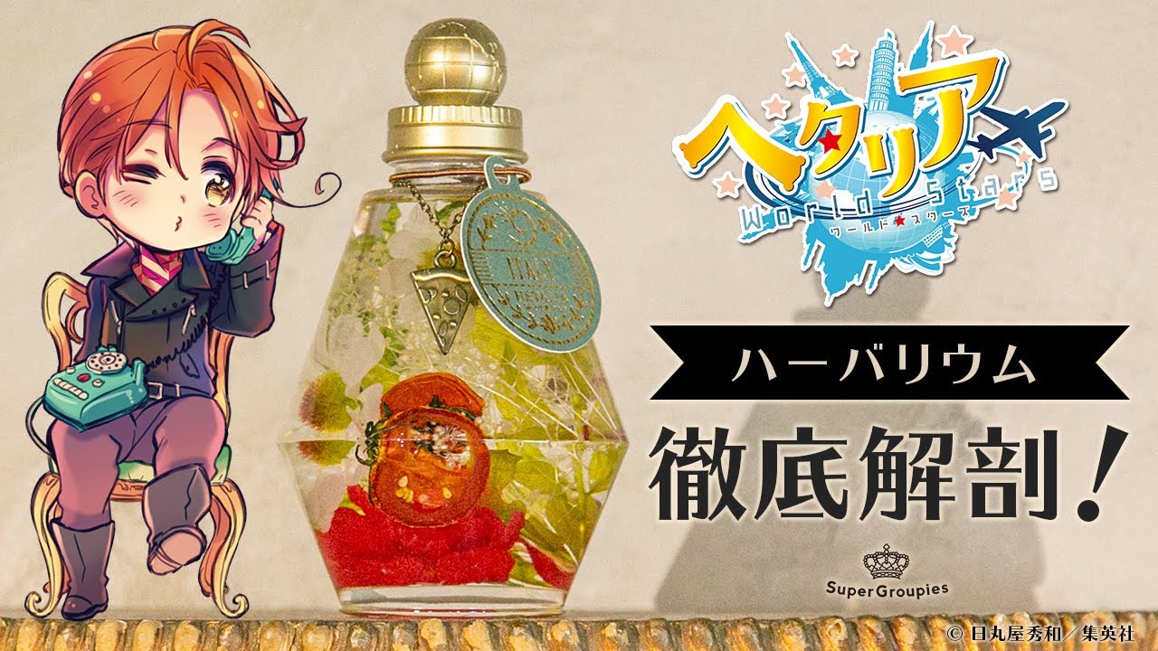 イタリア モデル ハーバリウム ヘタリア World☆Stars ヘタリア World