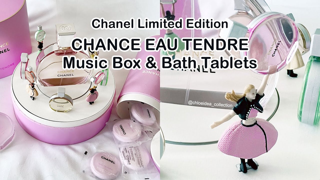 CHANEL Chance Eau Tentre Parfume Music Box | Chanel Chance Eau