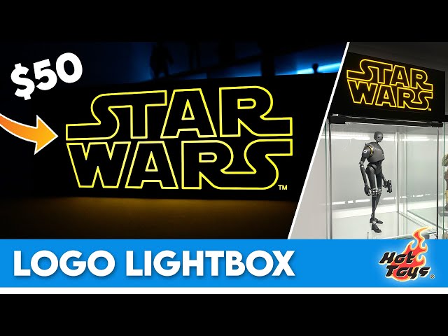 $50 Hot Toys Star Wars Logo Lightbox - YouTube