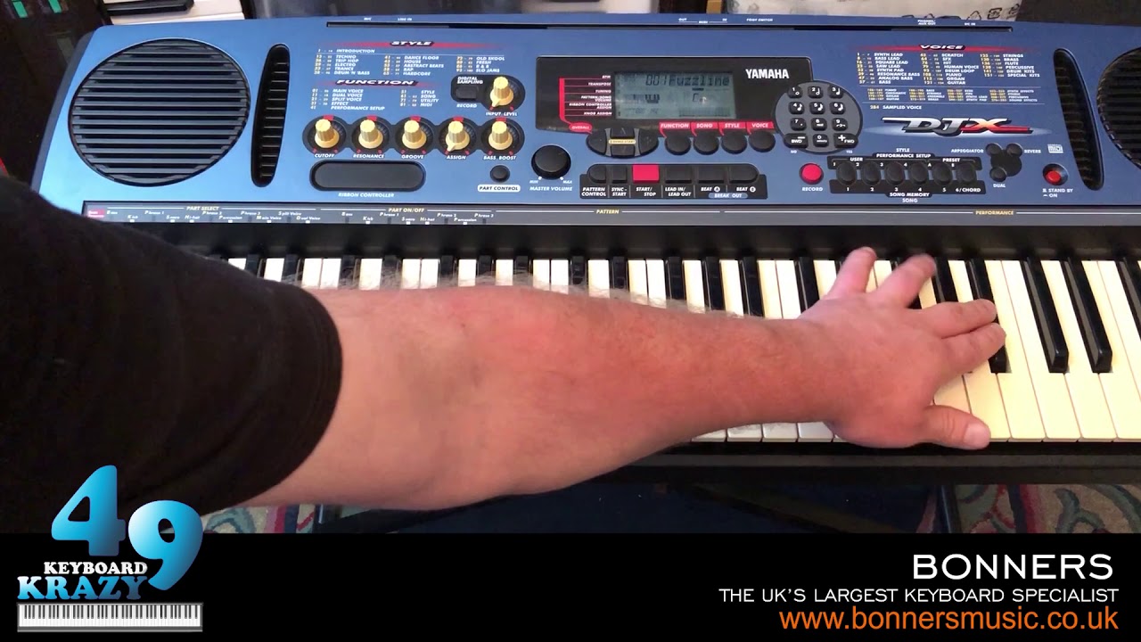 Yamaha DJX/PSR-D1 Keyboard - Tutorial - YouTube