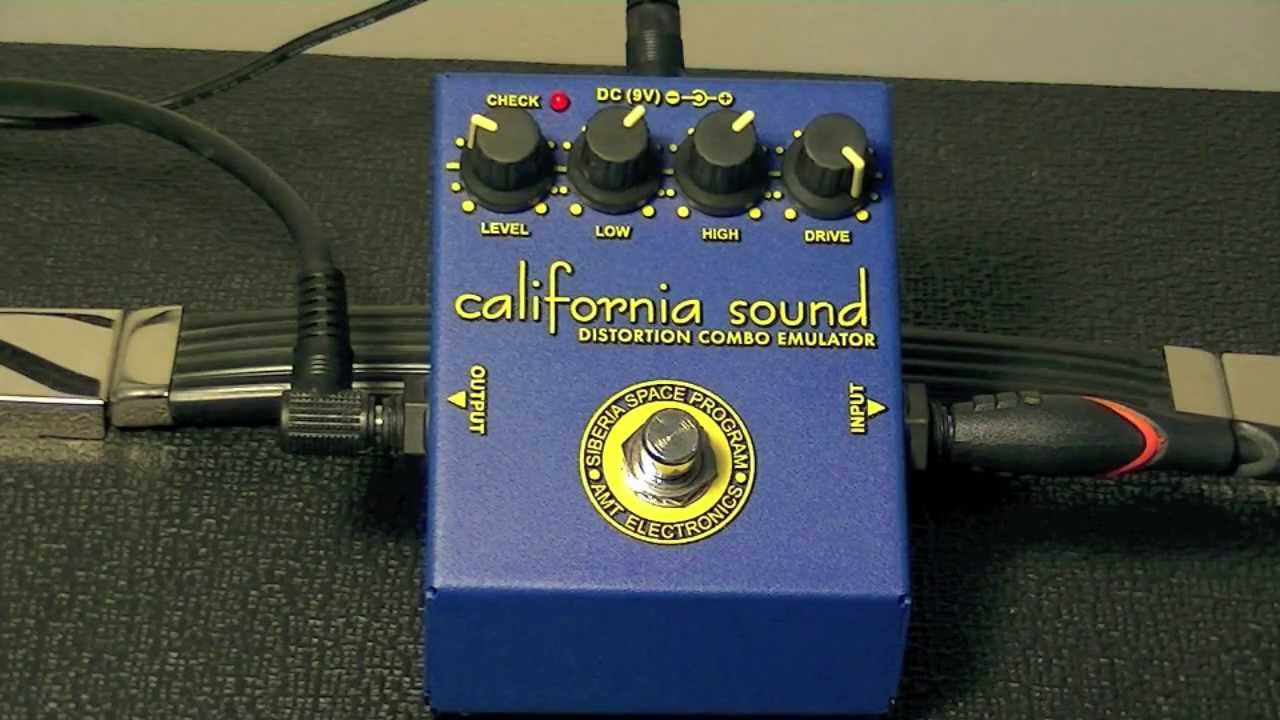 Amt Electronics- California Sound Distortion Combo Emulator Pedal