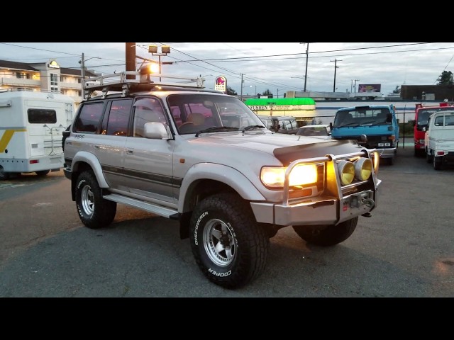 SOLD: 1992 Toyota Land-cruiser 80 VX Limited, 4X4. 1HD-T, Video 2