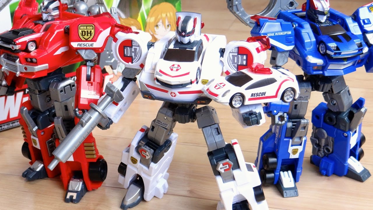 Now all the main robots are here! Drive Head 03 White Hope No. 1