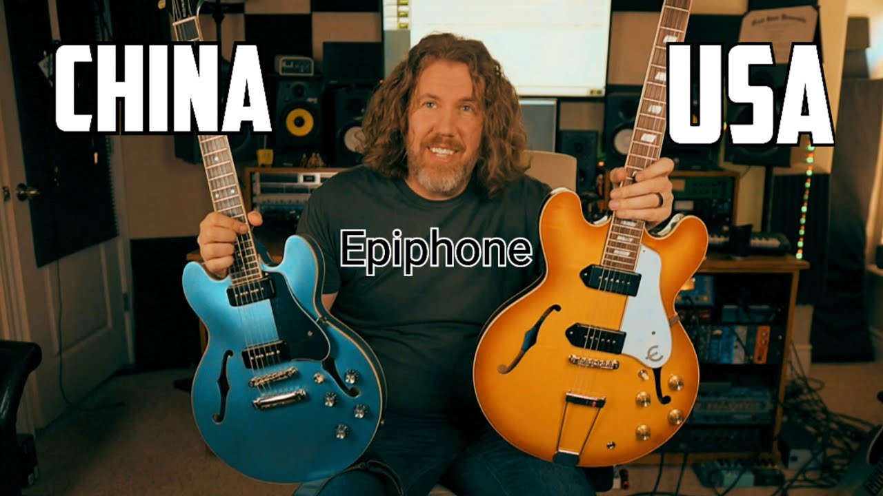 Epiphone USA Casino vs Made in China Epiphone - YouTube
