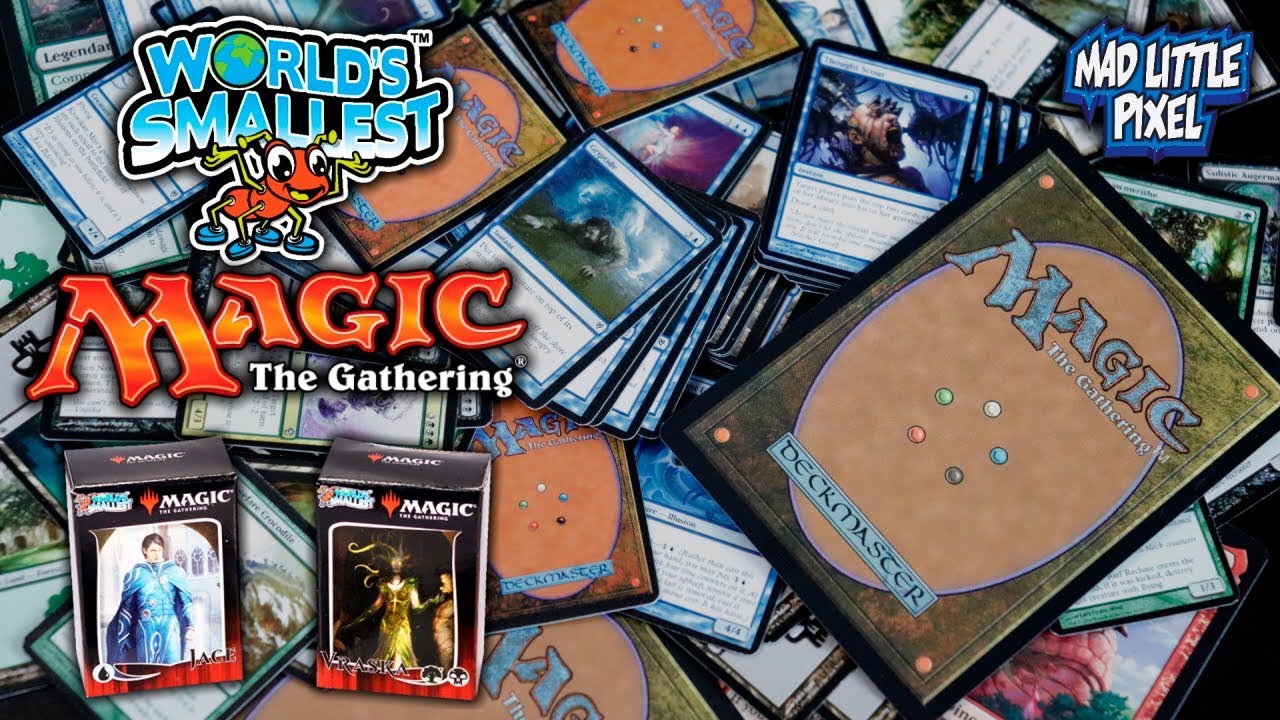 World's Smallest Magic The Gathering Cards - Jace Vs. Vraska Duel