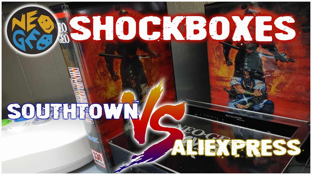 Neo Geo MVS Southtown Shockboxes and Inserts - YouTube