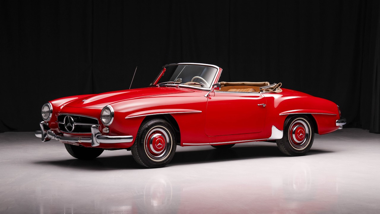 1957 Mercedes-Benz 190SL Walk Around - YouTube