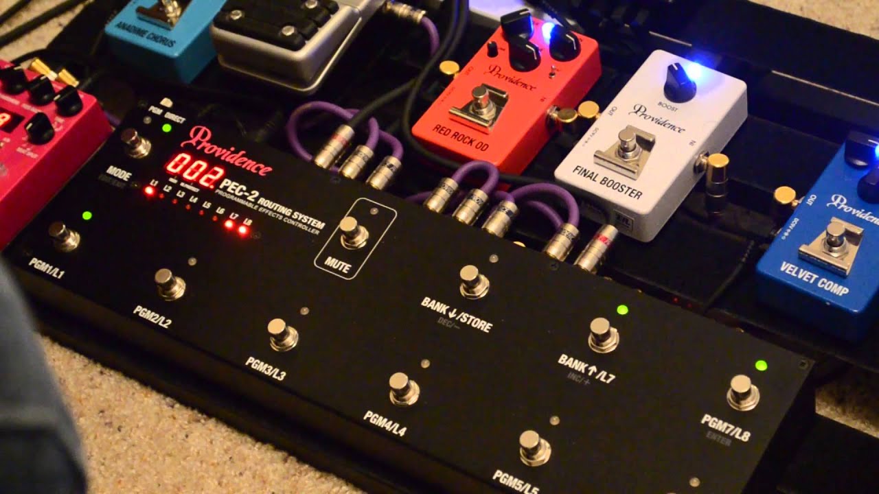 How to use Providence PEC-2 Programmable Effects Controller by