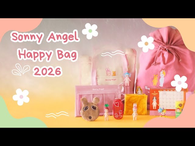 SONNY ANGEL HAPPY BAG 2026 HAUL!!! #blindbox #sonnyangelclub
