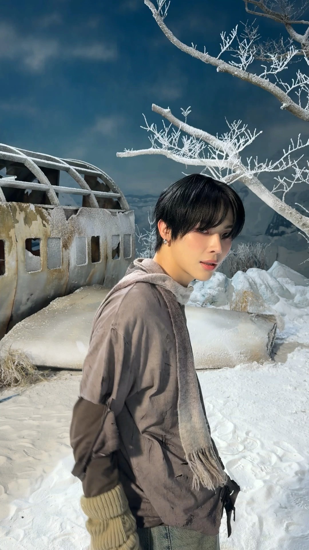 始まり告げる 雪明かり ≽^-⩊-^≼ #andTEAM #雪明かり_Yukiakari