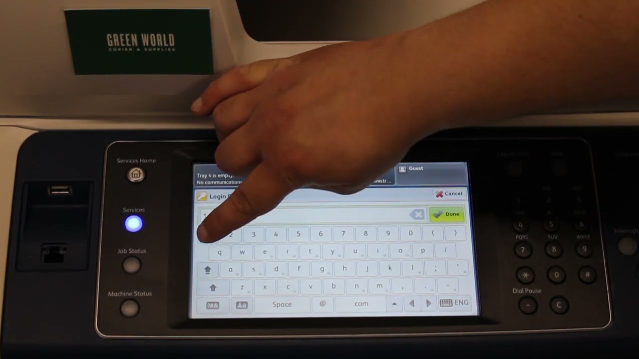 Xerox 78XX Factory Reset - YouTube