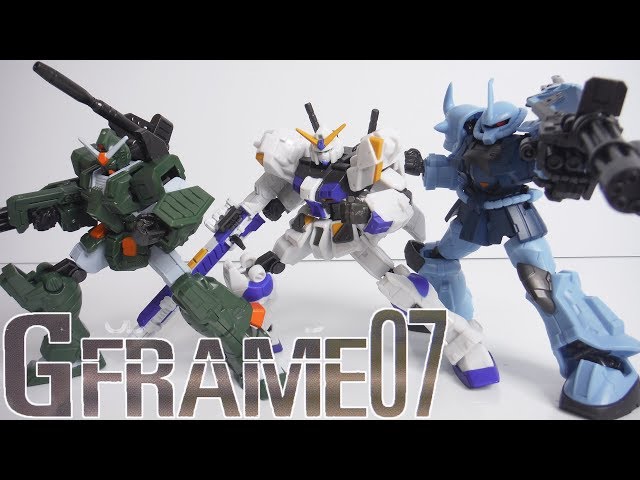 機動戦士ガンダム Gフレーム07 全6種 開封 MOBILE SUIT GUNDAM G
