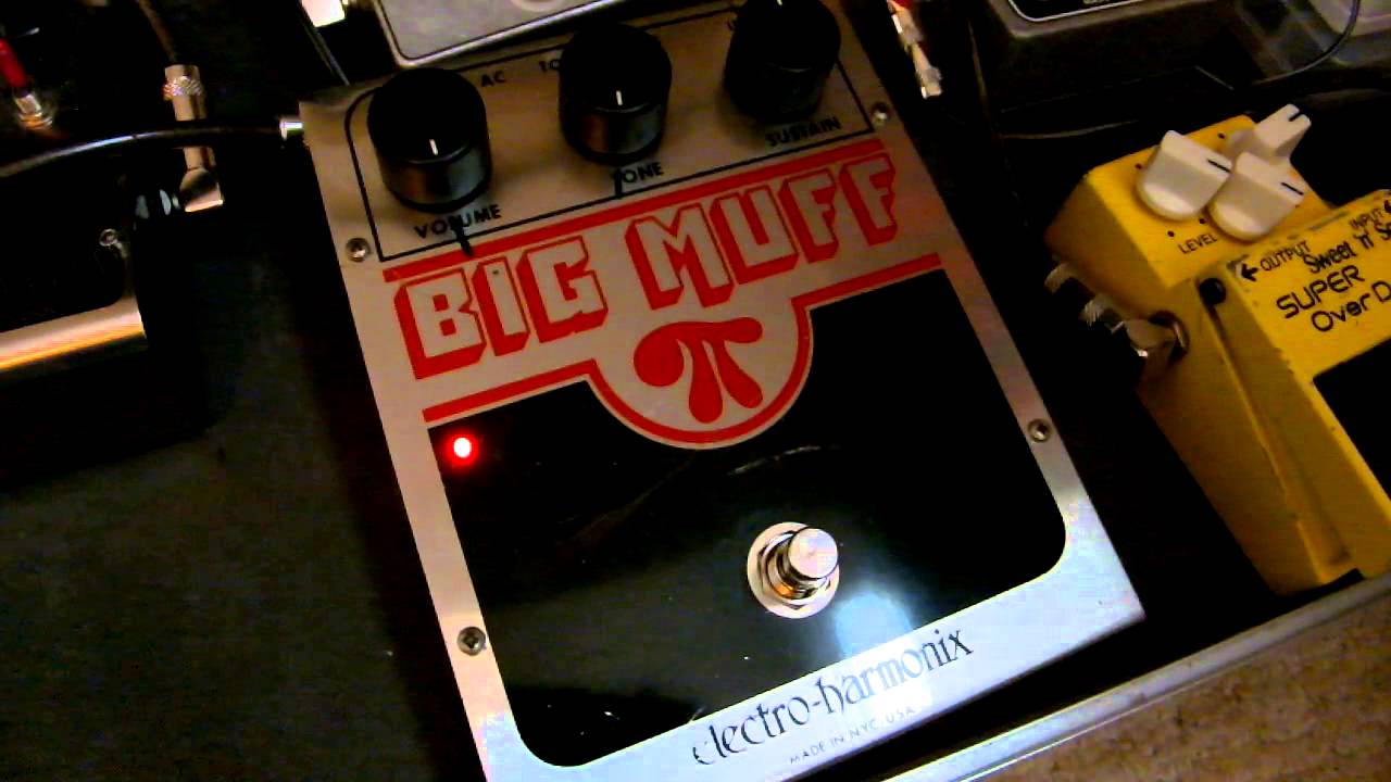 Electro harmonix Big Muff, Tone bypass V3, mods, Msm Workshop