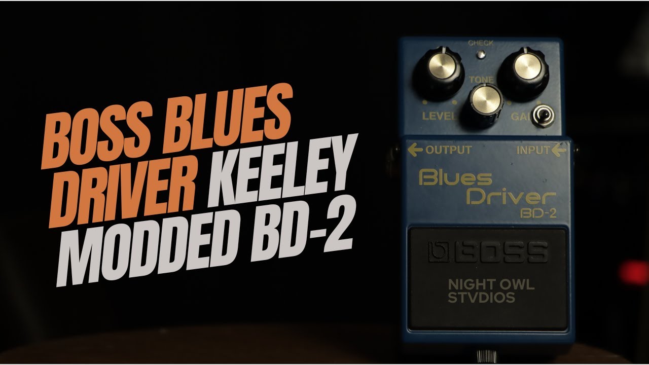 This is my favorite Boss Pedal, The Boss Blues Driver BD-2 Keeley