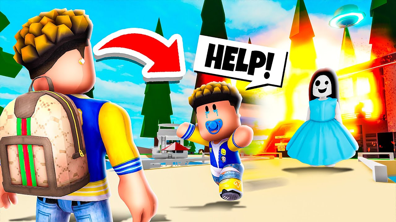 I PRANKED BABY ZEE With The DISASTER GAMEPASS In BROOKHAVEN RP