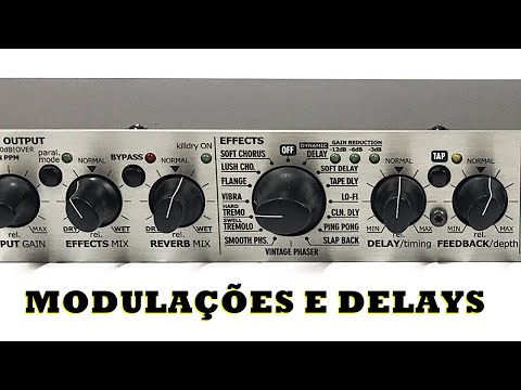 TC ELECTRONIC G-SHARP - MODULAÇÕES E DELAYS - YouTube
