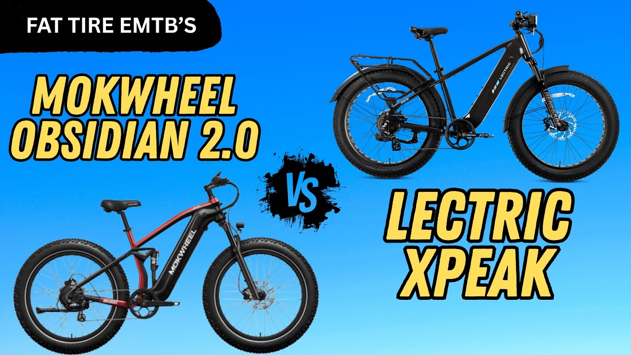 Fat Tire EMTB Comparison Lectric Xpeak VS Mokwheel Obsidian 2.0