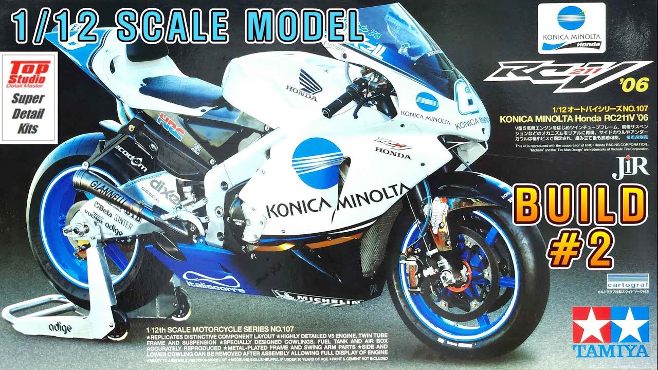 1/12 TAMIYA HONDA RC211v 2006 with topstudio super detail-up set